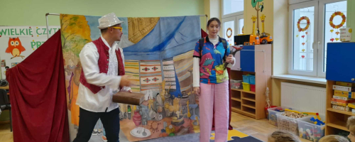 Teatr Eden z Wieliczki z przedstawieniem „Niespodzianka od serca”